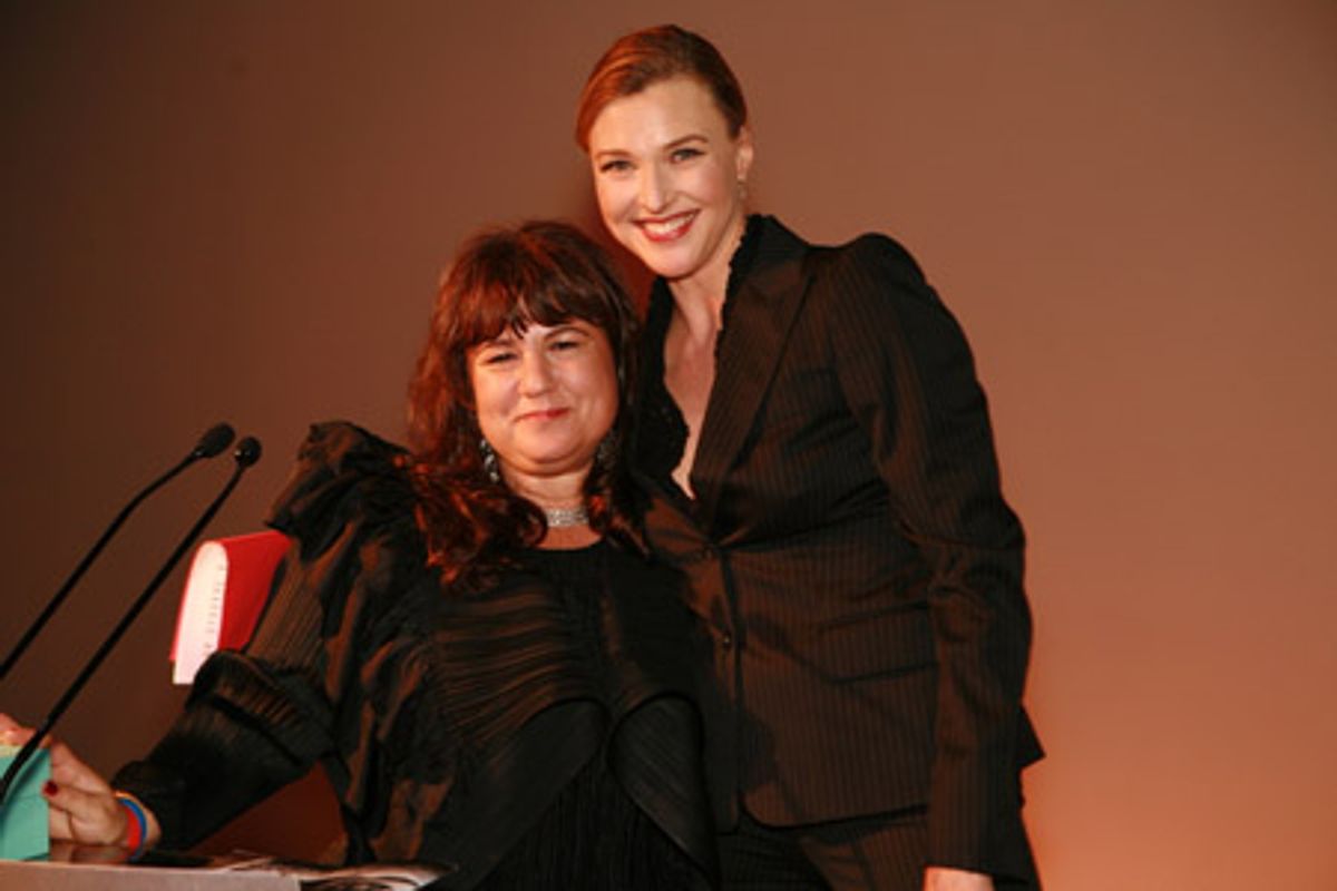Pamela Madsen and Brenda Strong
 at 
