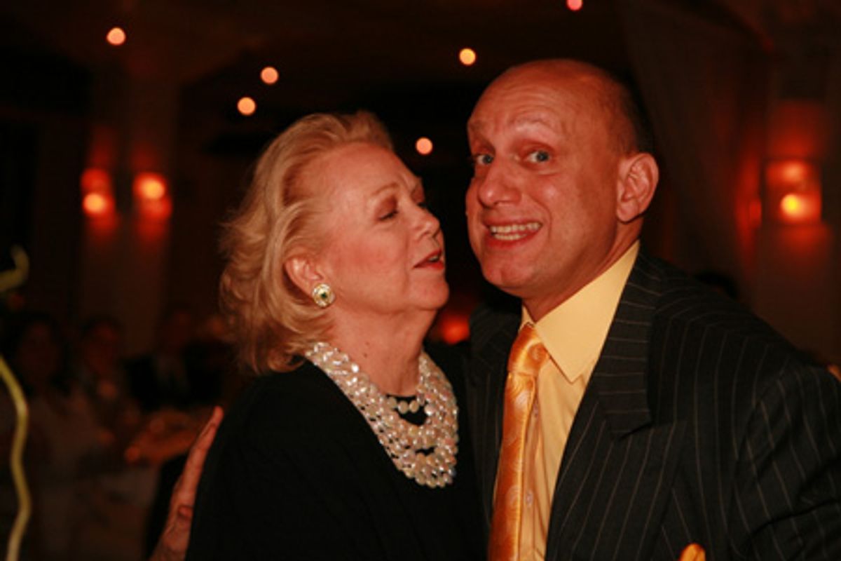 Barbara Cook with her son Adam LeGrant at 