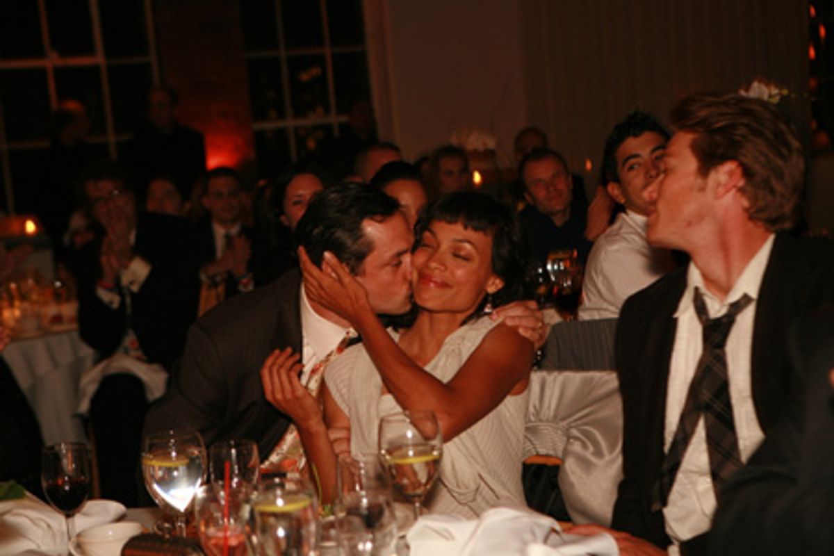 Frank Jump and Rosario Dawson at 