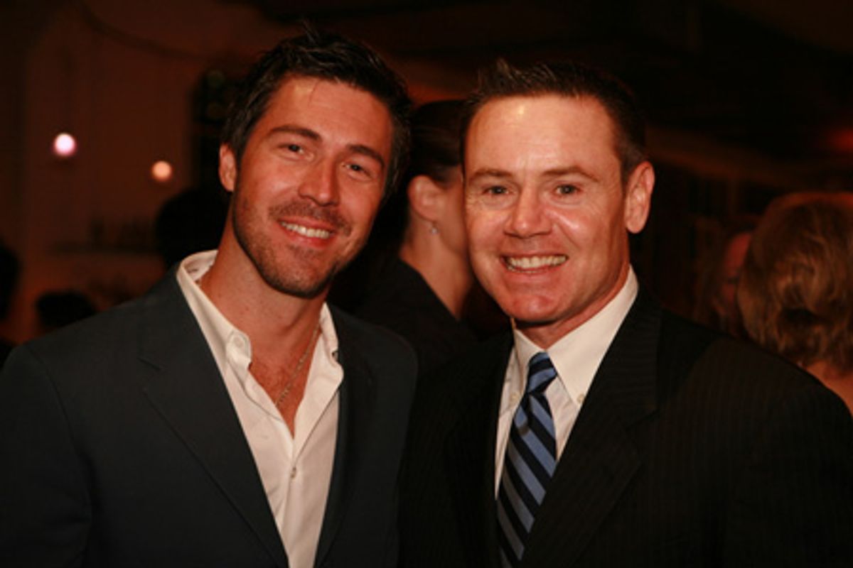 Kyan Douglas and Christopher Vance (Development Director with the PFLAG National Office) at 