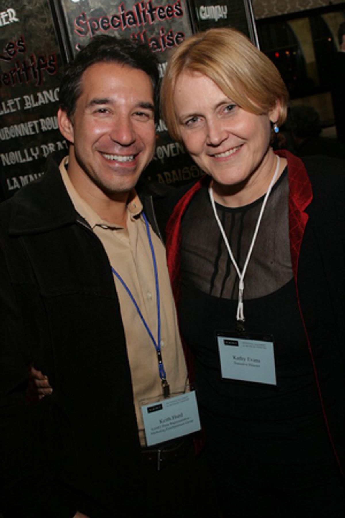 Keith Hurd and Kathy Evans at 