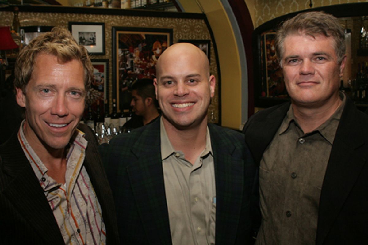 Bret Simmons, Jayson Raitt, and David Howard at 