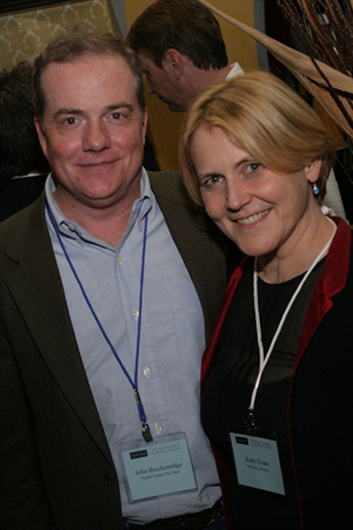 John Breckenridge and Kathy Evans at 