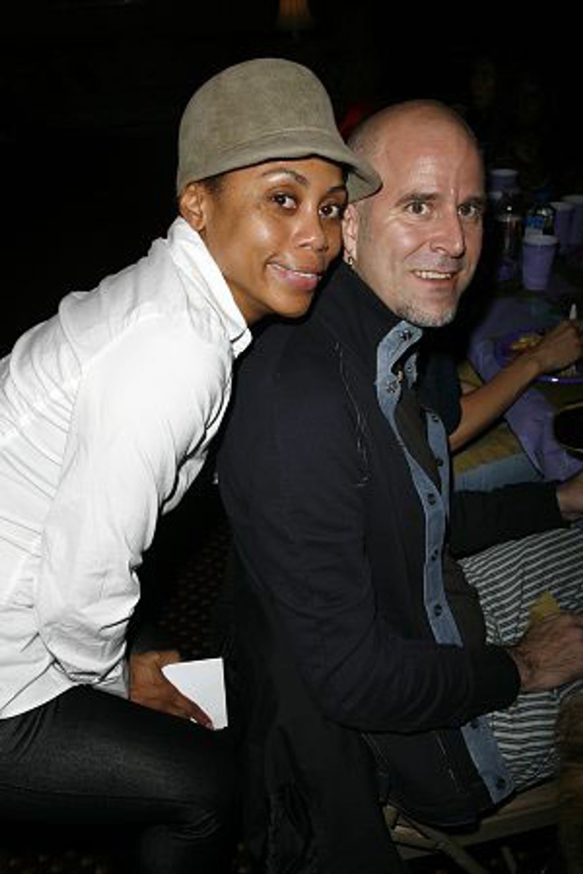 Elisabeth Withers-Mendes and director Fred Castner at 