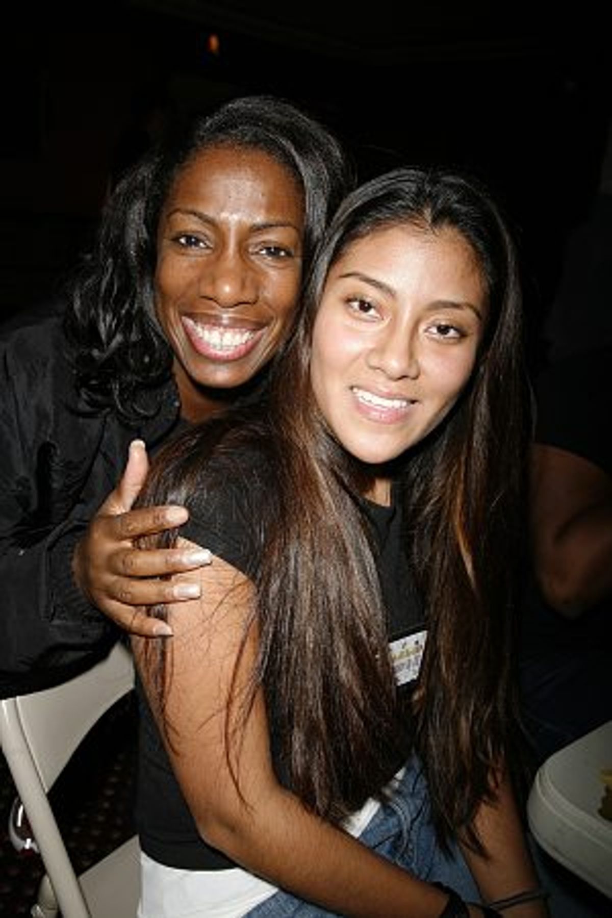 Virginia Ann Woodruff and Dora Bonilla at 