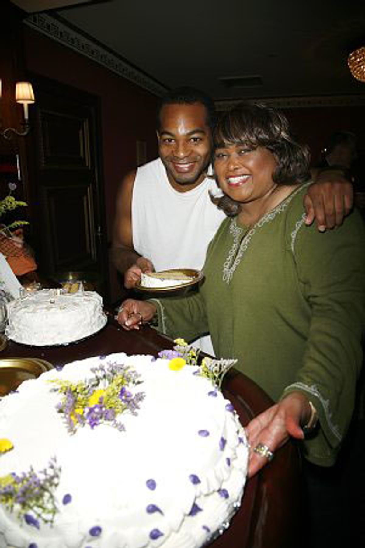 Brandon Victor Dixon and Felicia P. Fields at 