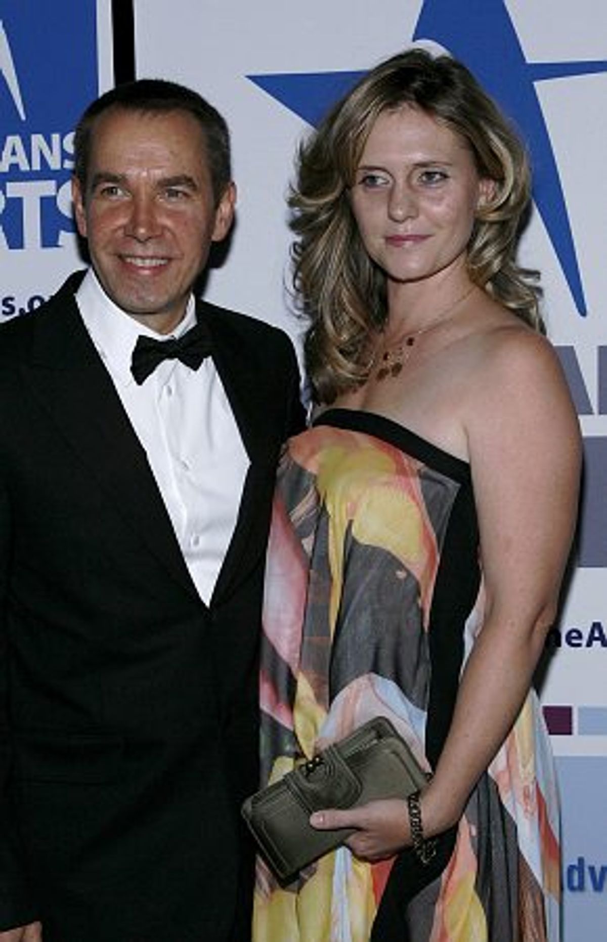 Jeff Koons and wife at 