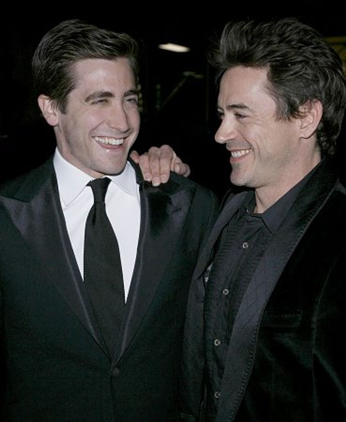 Jake Gyllenhaal and Robert Downey Jr. at 