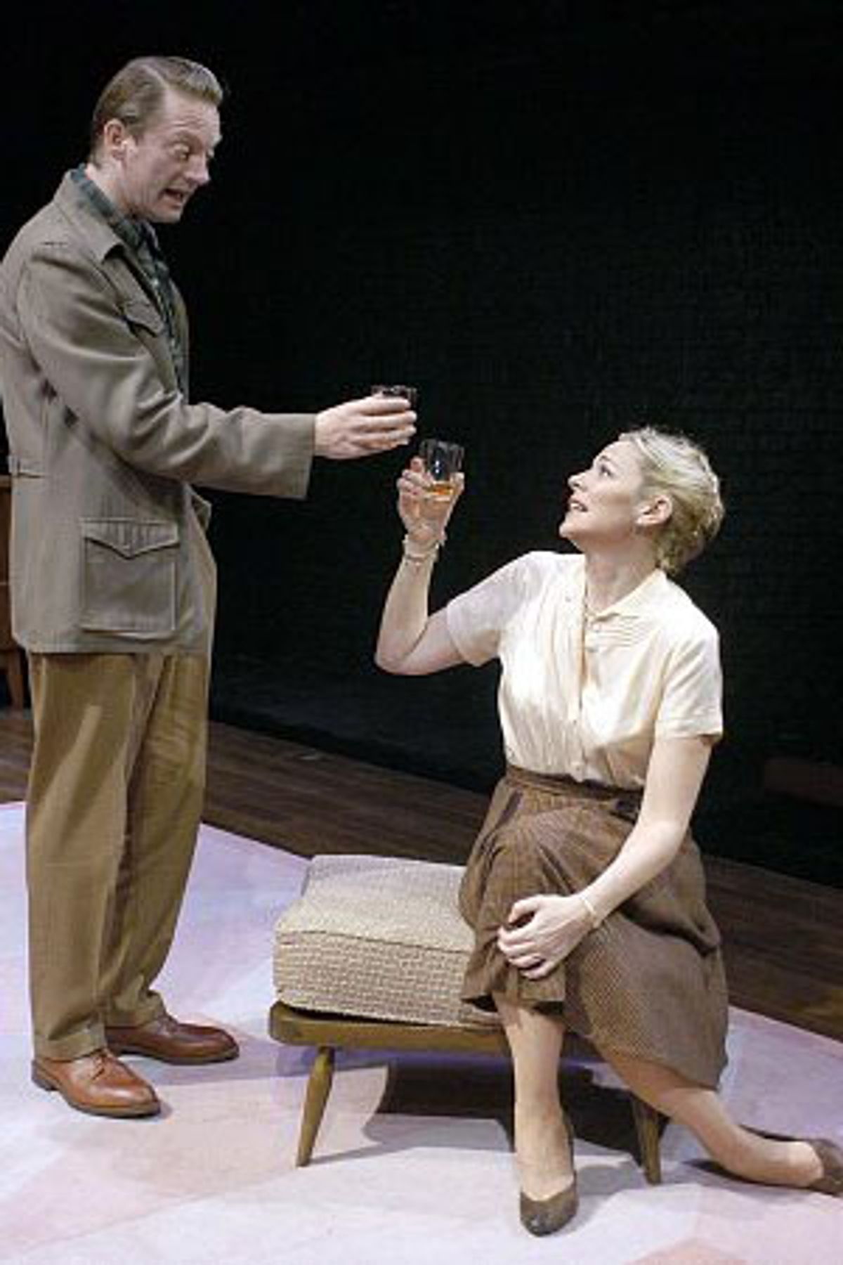 Douglas Henshall and Kim Cattrall at 
