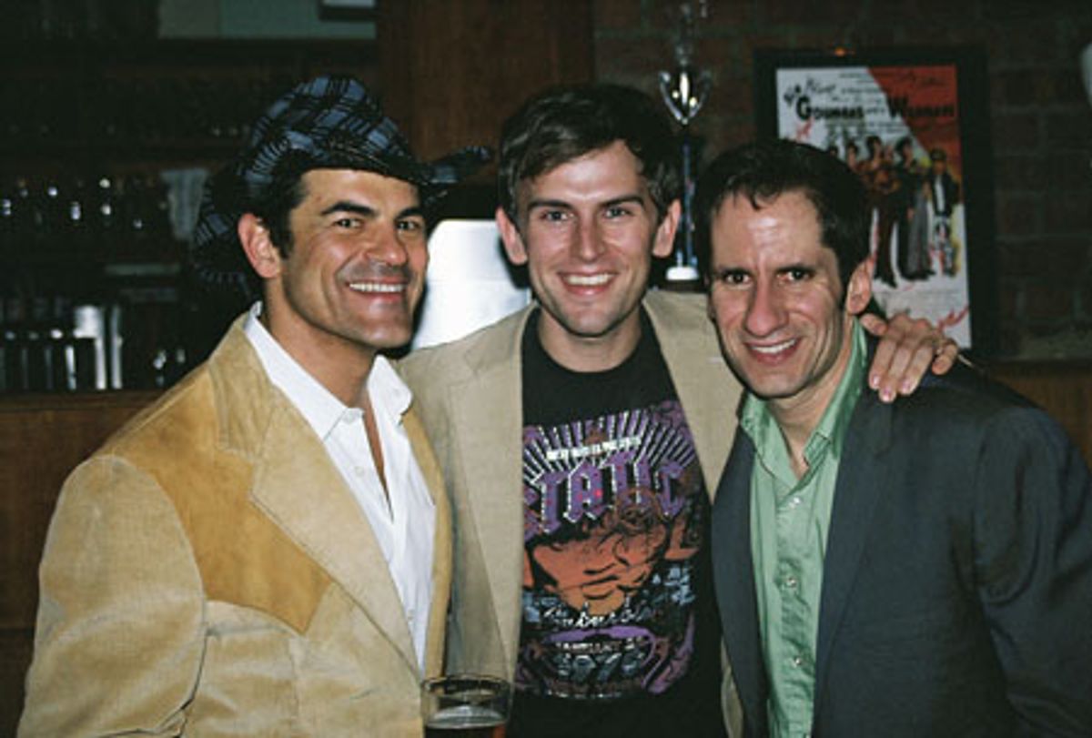 Peter Gregus, Daniel Reichard and Seth Rudetsky at 