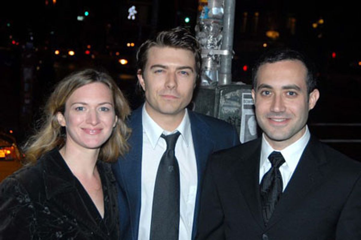 Kelly Hutchinson, Noah Bean, and director Randy Baruh at 