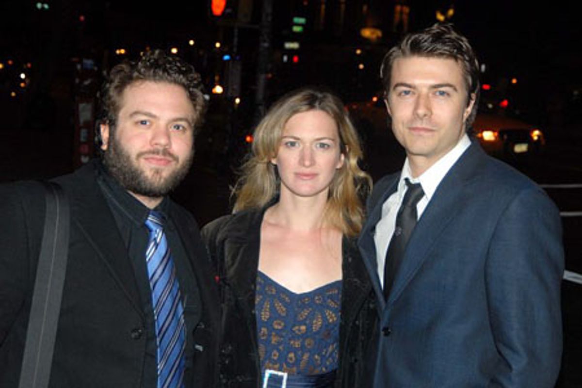 Dan Fogler, Kelly Hutchinson, and Noah Bean at 