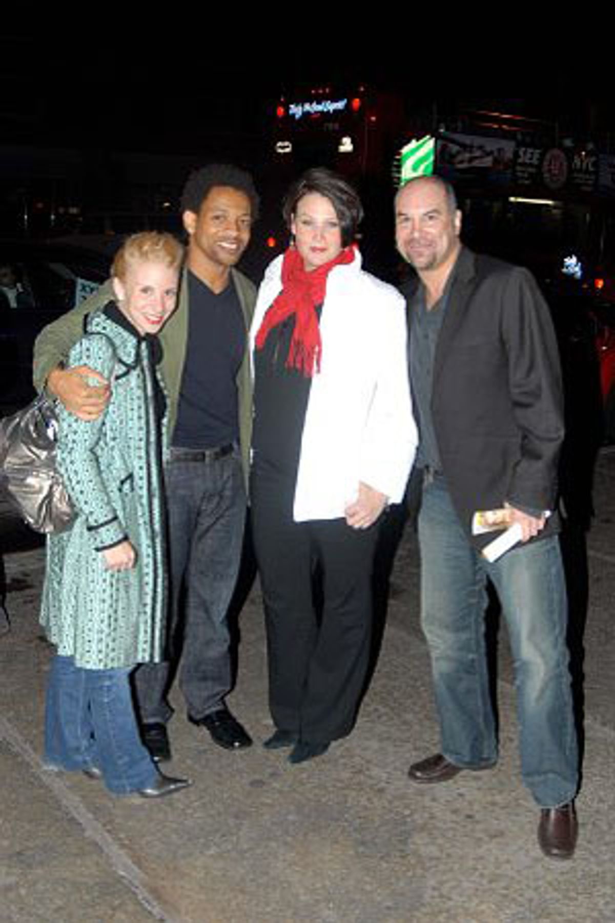 Spelling Bee's Sarah Saltzberg, Derrick Baskin, Lisa Howard & Greg Stuhr at 