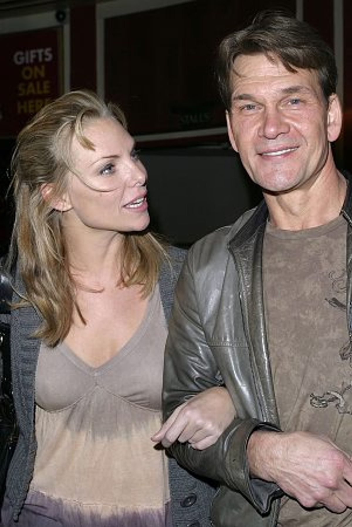 Samantha Janus and Patrick Swayze at 
