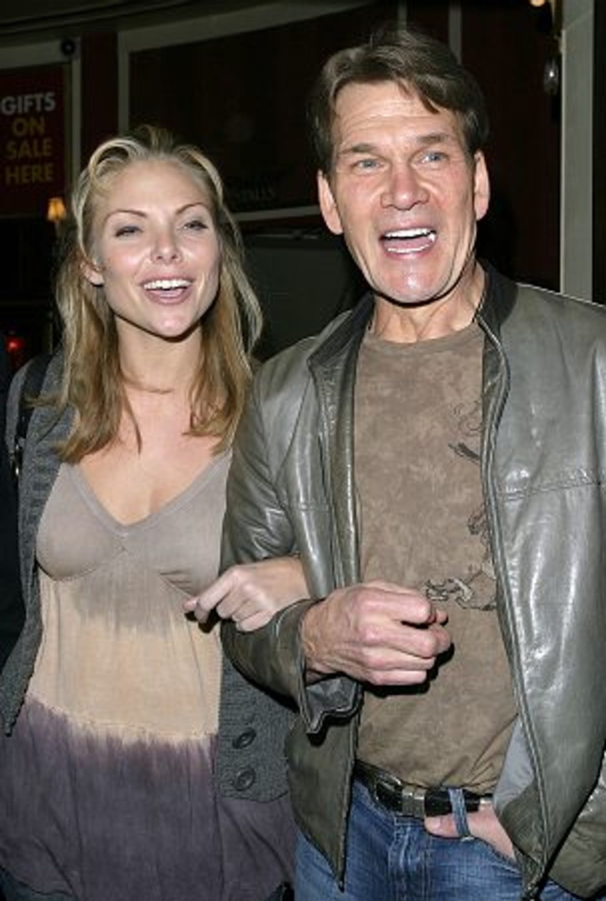 Samantha Janus and Patrick Swayze at 