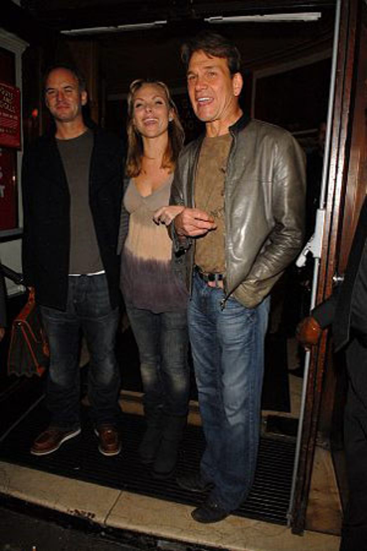 Patrick Swayze and Samantha Janus at 