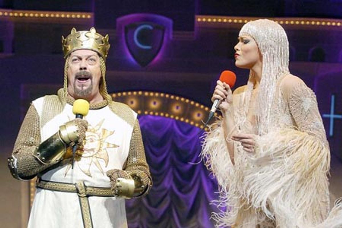 Tim Curry and Hannah Waddingham at 