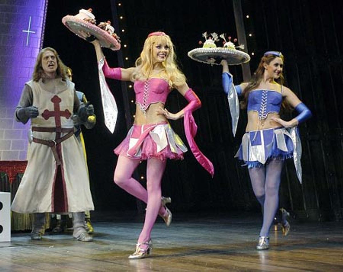 Christopher Sieber, Emma Green and Selina Hamilton at 