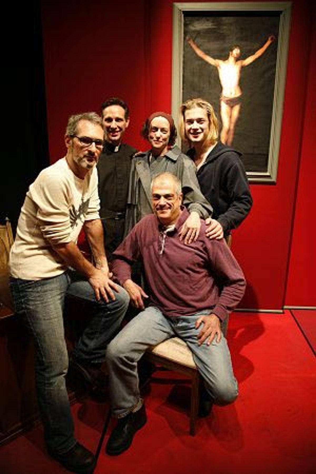 (clockwise from left) Marc Geller, Stephen Hope, Lucy McMichael, Brandon Ruckdashel and Edmund De Santis at 