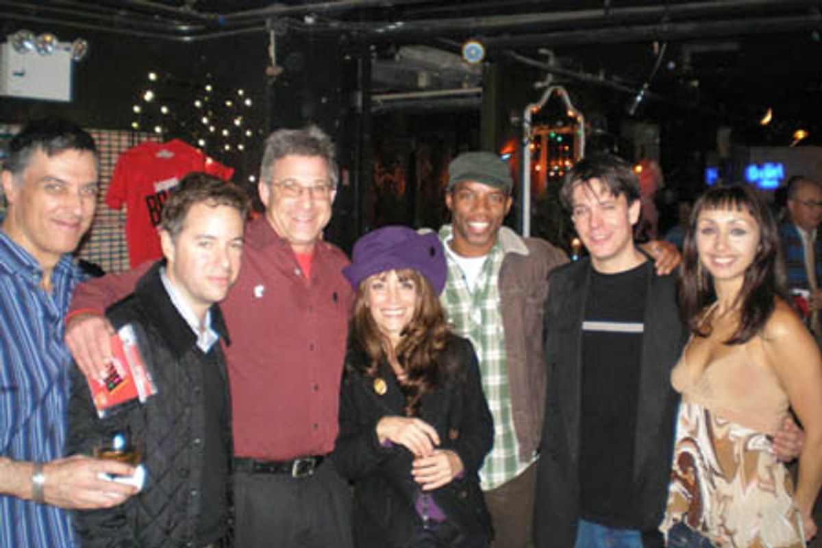 The original cast and team of the Jacques Brel is Alive and Well and Living in Paris revival at 