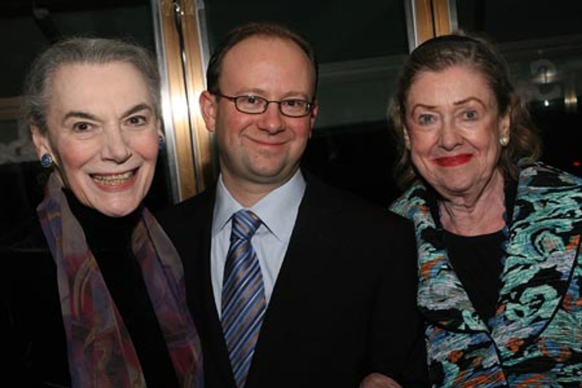 Marian Seldes, Andrew Leynse and Elizabeth Wilson at 