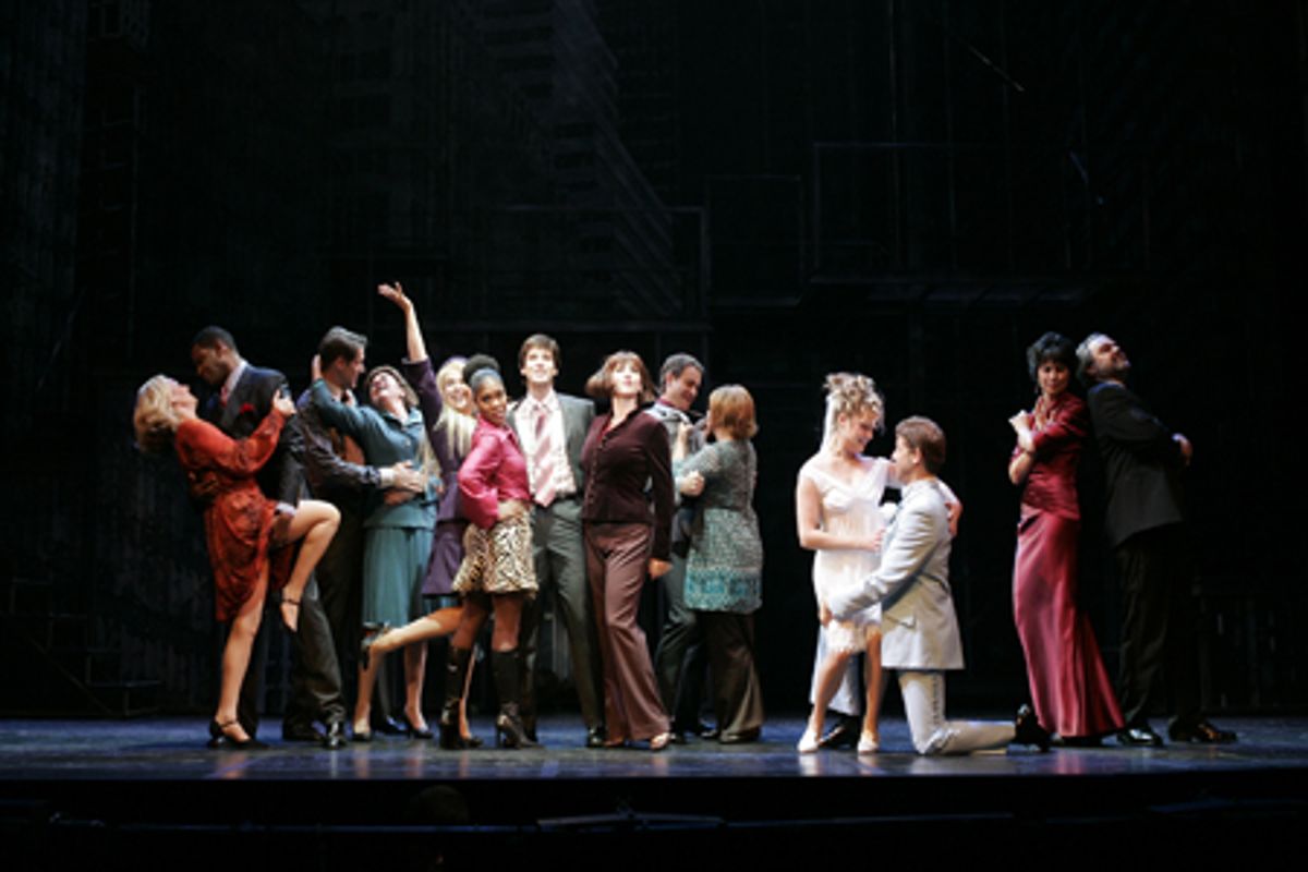 Hugh Panaro and cast of Company at 
