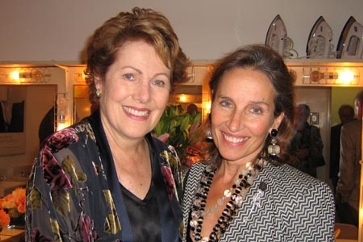 Lynn Redgrave and Andrea Marcovicci at 