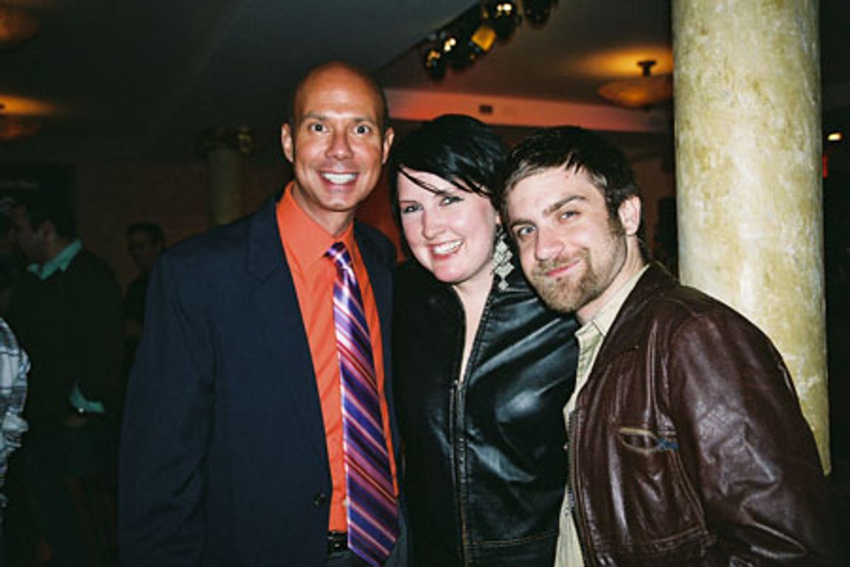 Richie Ridge, Natalie Joy Johnson and Harris Doran at 