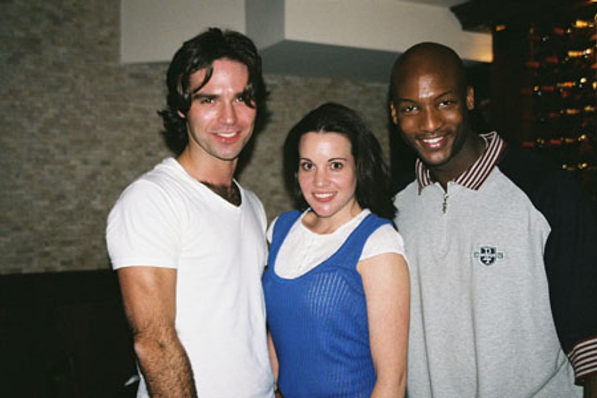 Alex Quiroga, Jenna Leigh Green, and Clifton oliver at 
