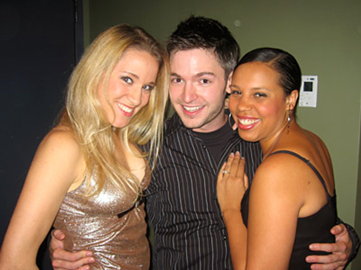 Betsy Morgan, Lucian Piane and Shayna Steele at 