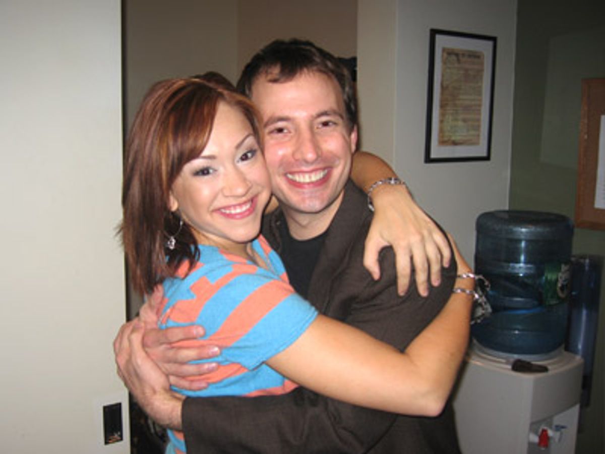 Diana DeGarmo and Zeke Farrow at 