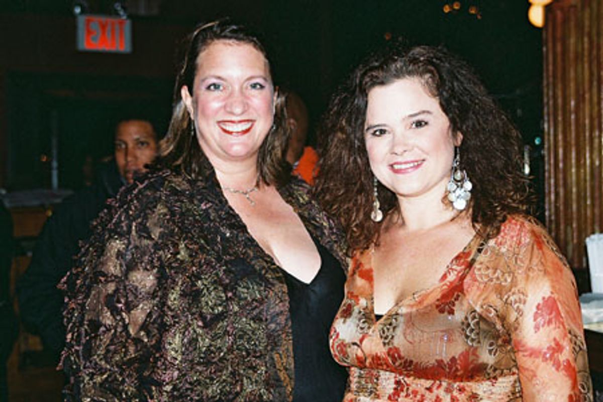 Carolyn Montgomery and Julie Reyburn at 