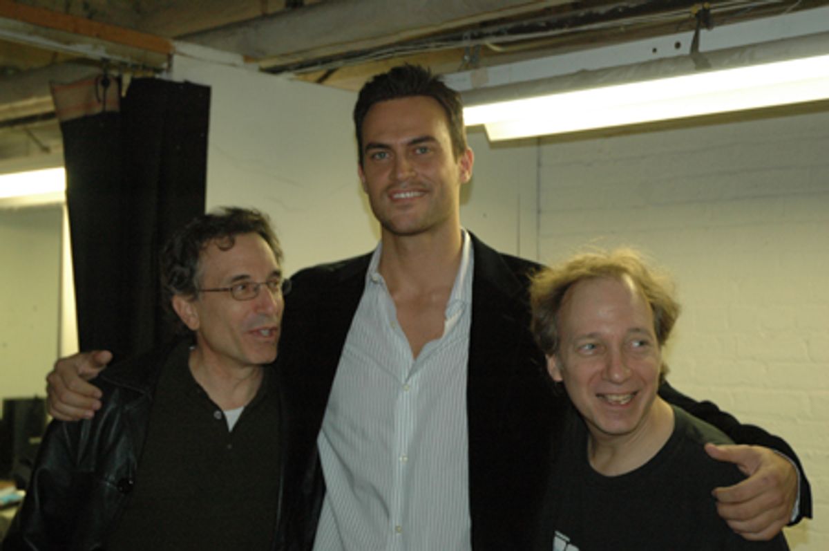 Chip Zien, Cheyenne Jackson and Scott Siegel at 