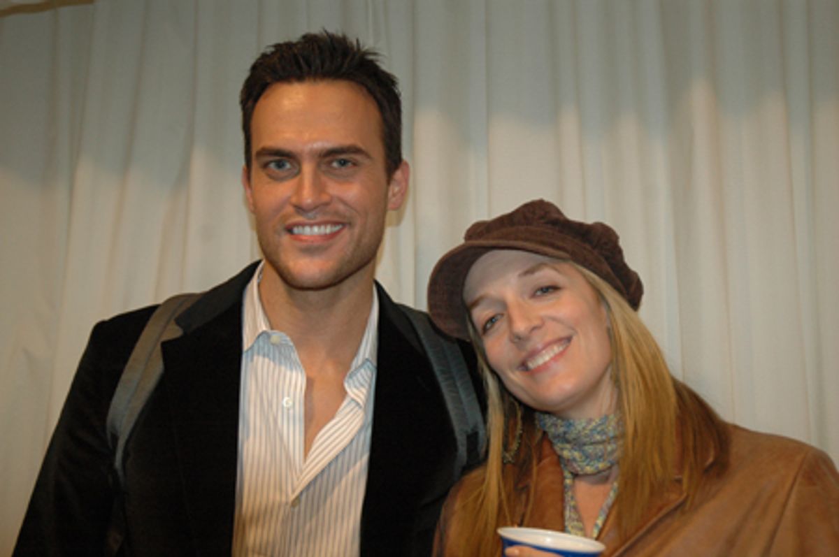 Cheyenne Jackson and Julia Murney at 