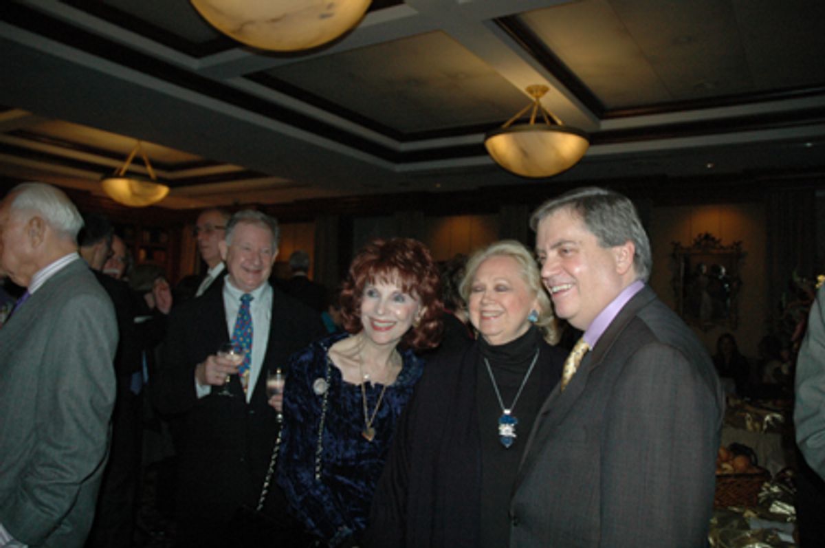 Barbara Cook, Harvey Evans and admirers
 at 