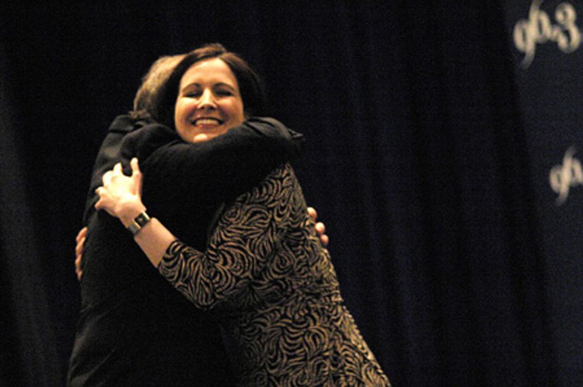 Maury Yeston and Stephanie D'Abruzzo at 