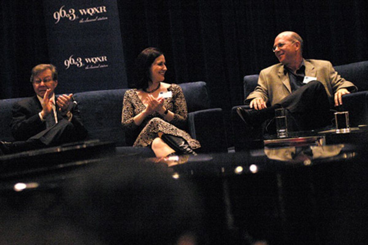 Maury Yeston, Stephanie D'Abruzzo and Don Frantz at 