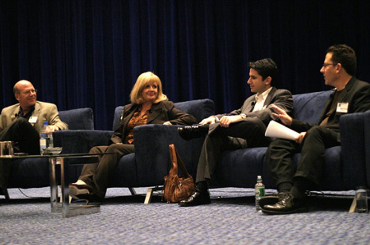 Don Frantz, Charlotte St. Martin, Robert Diamond and Elliott Forrest at 