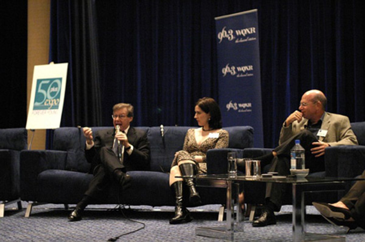 Maury Yeston, Stephanie D'Abruzzo and Don Frantz at 