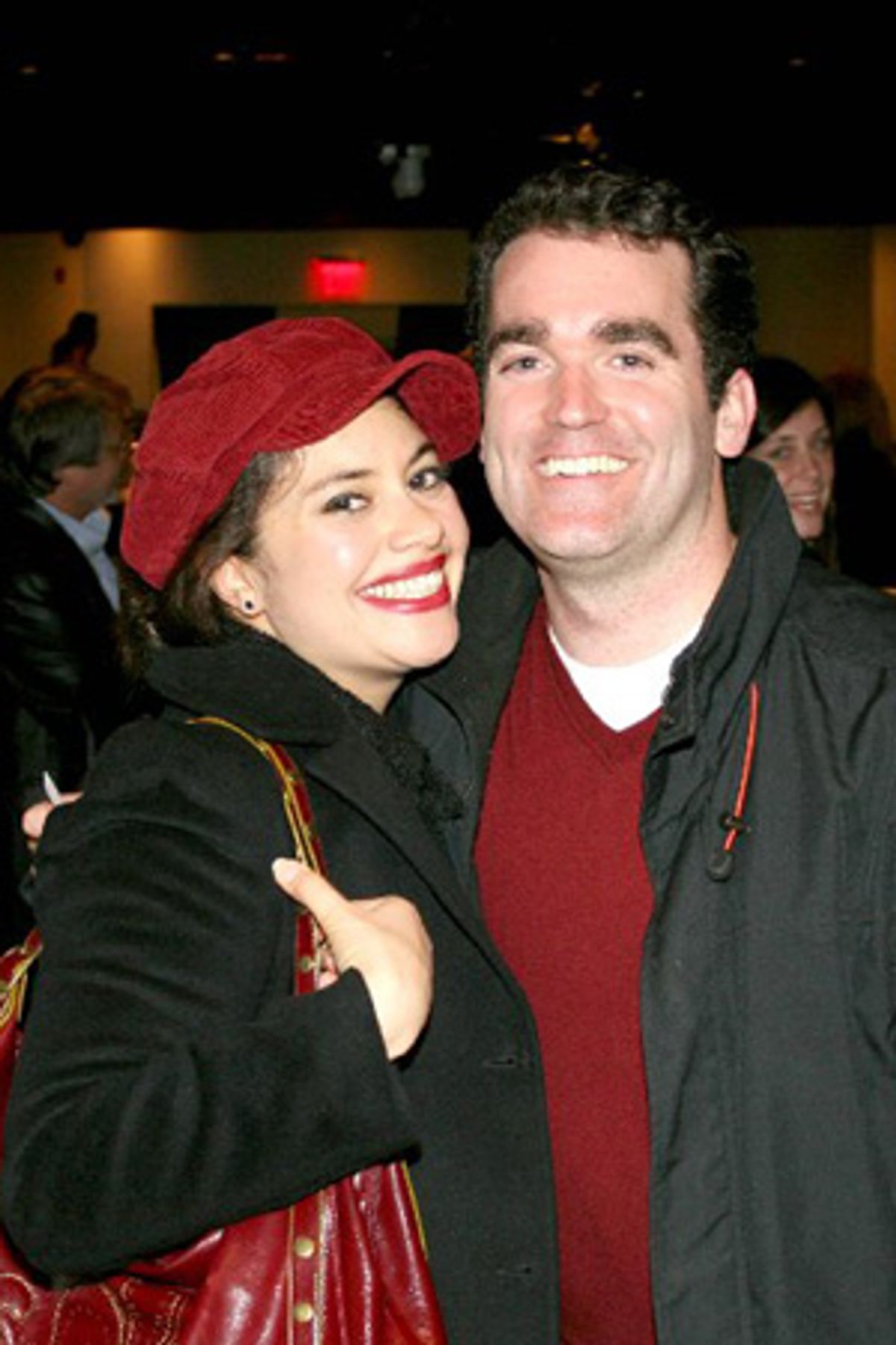 Vanessa Aspillaga and Brian D'Arcy James at 