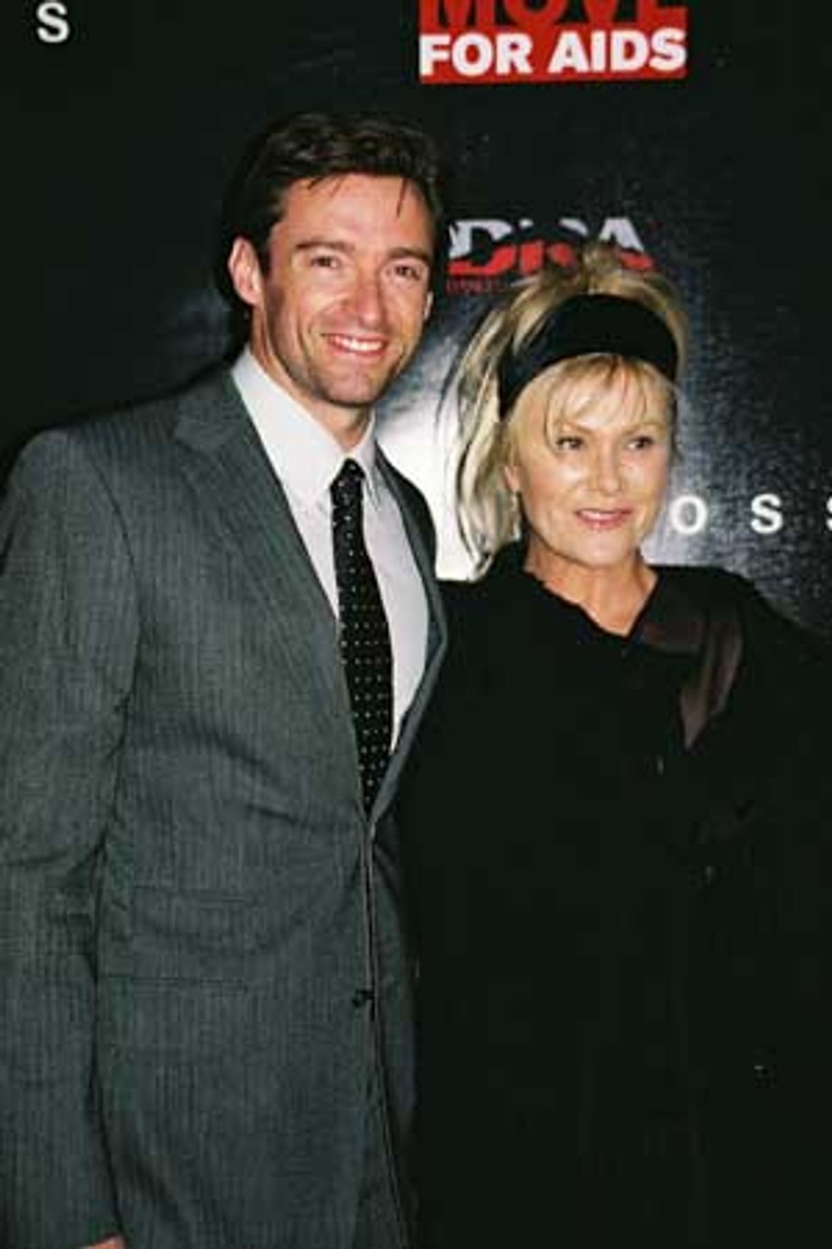 Hugh Jackman and wife Deborra-Lee Furness at 