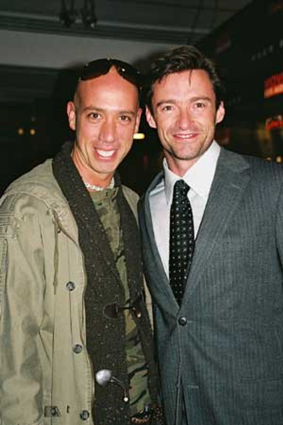 Robert Verdi and Hugh Jackman at 