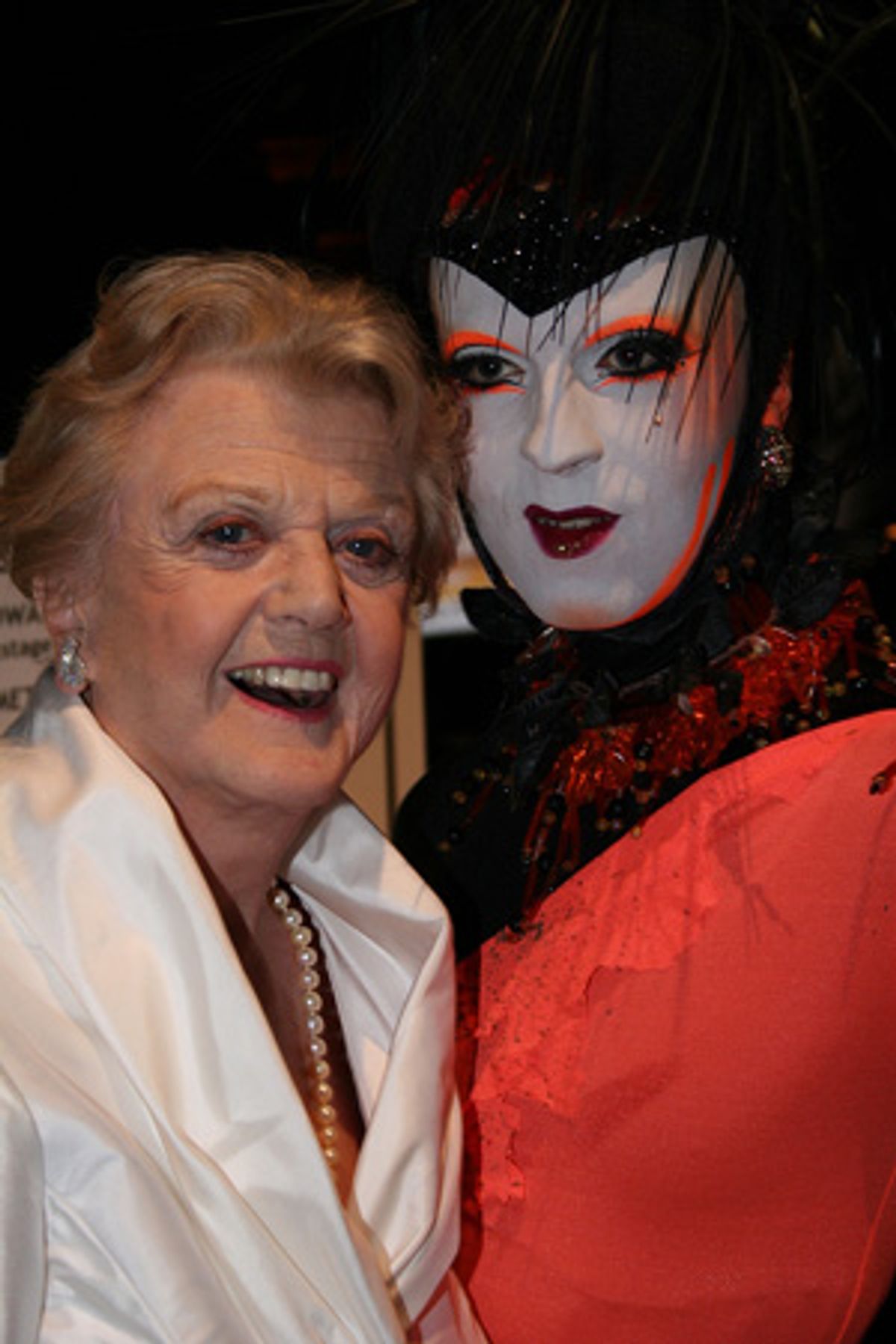 Angela Lansbury and masquerader at 