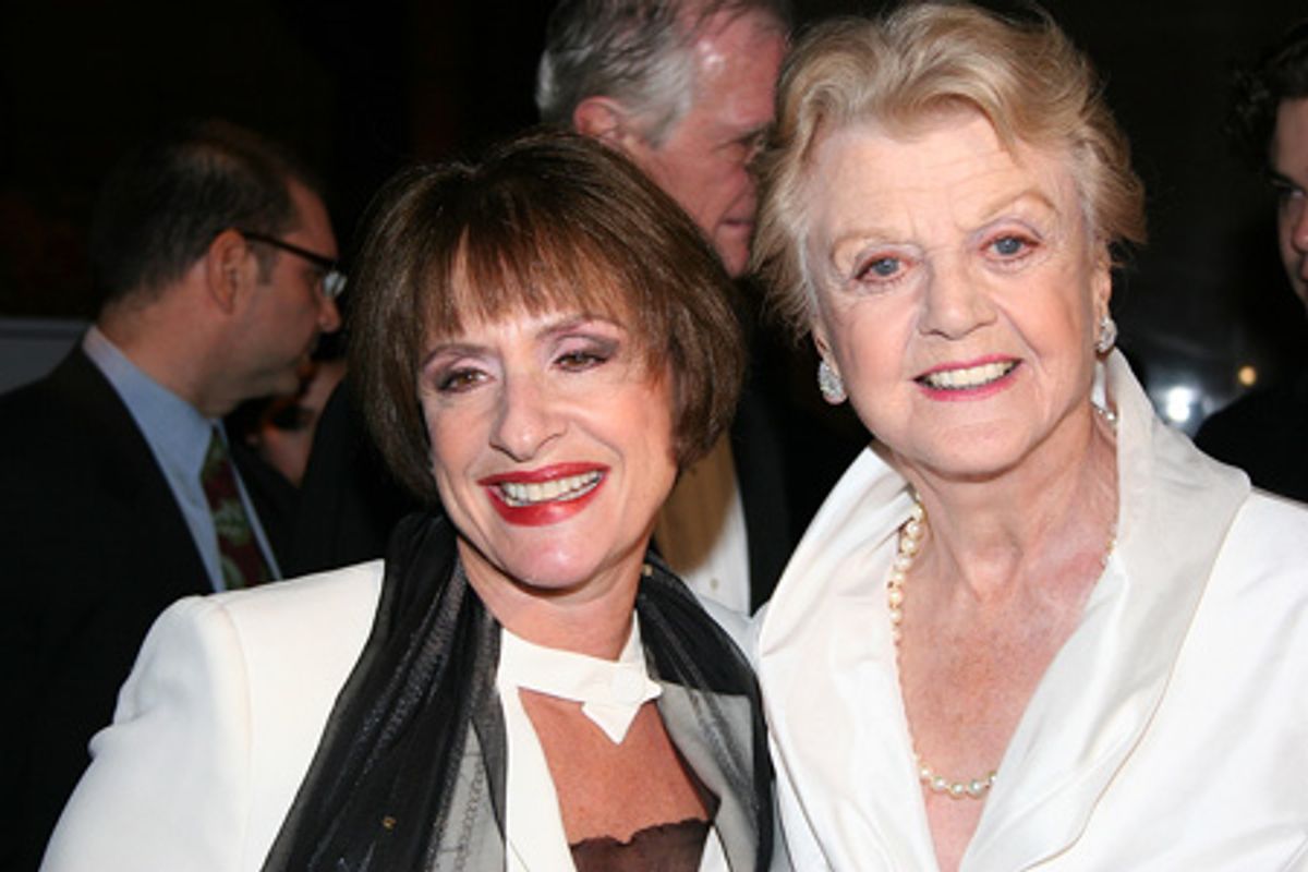 Patti LuPone and Angela Lansbury at 
