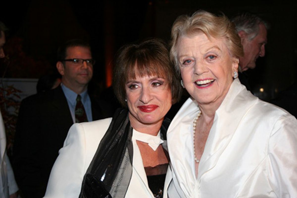 Patti LuPone and Angela Lansbury at 