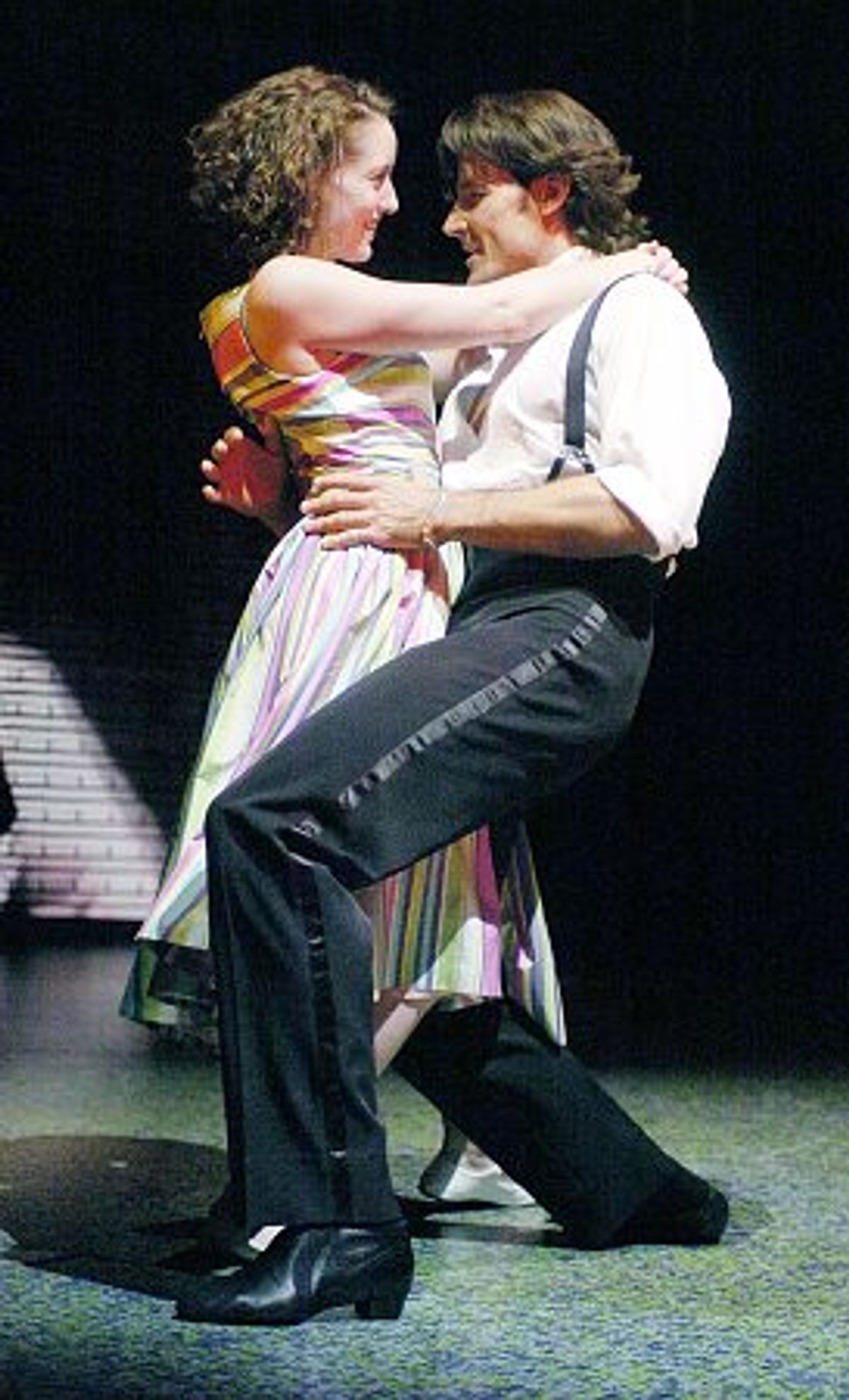 Josef Brown and Georgina Rich at Dirty Dancing Opens in London