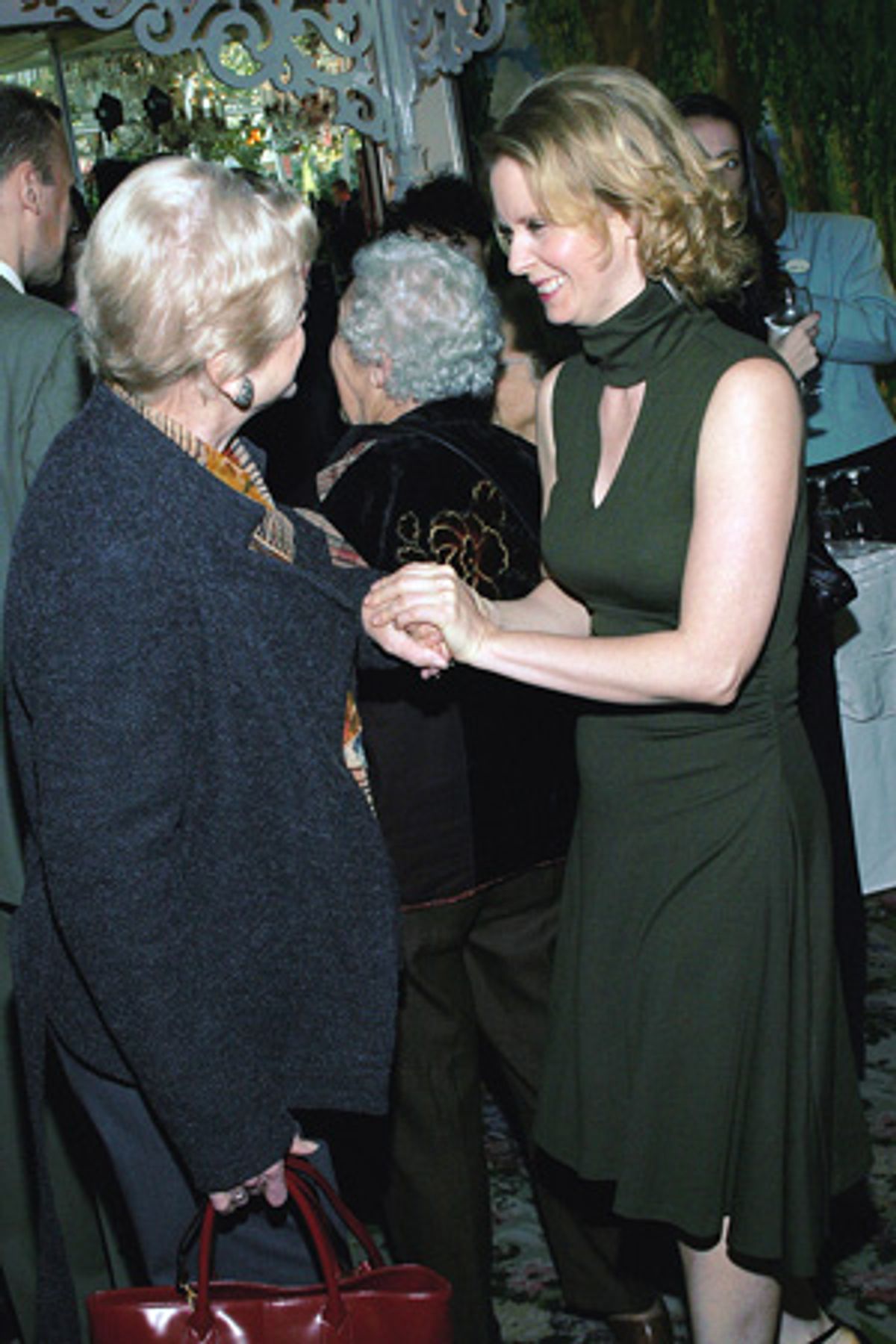 Angela Lansbury and Cynthia Nixon
 at 