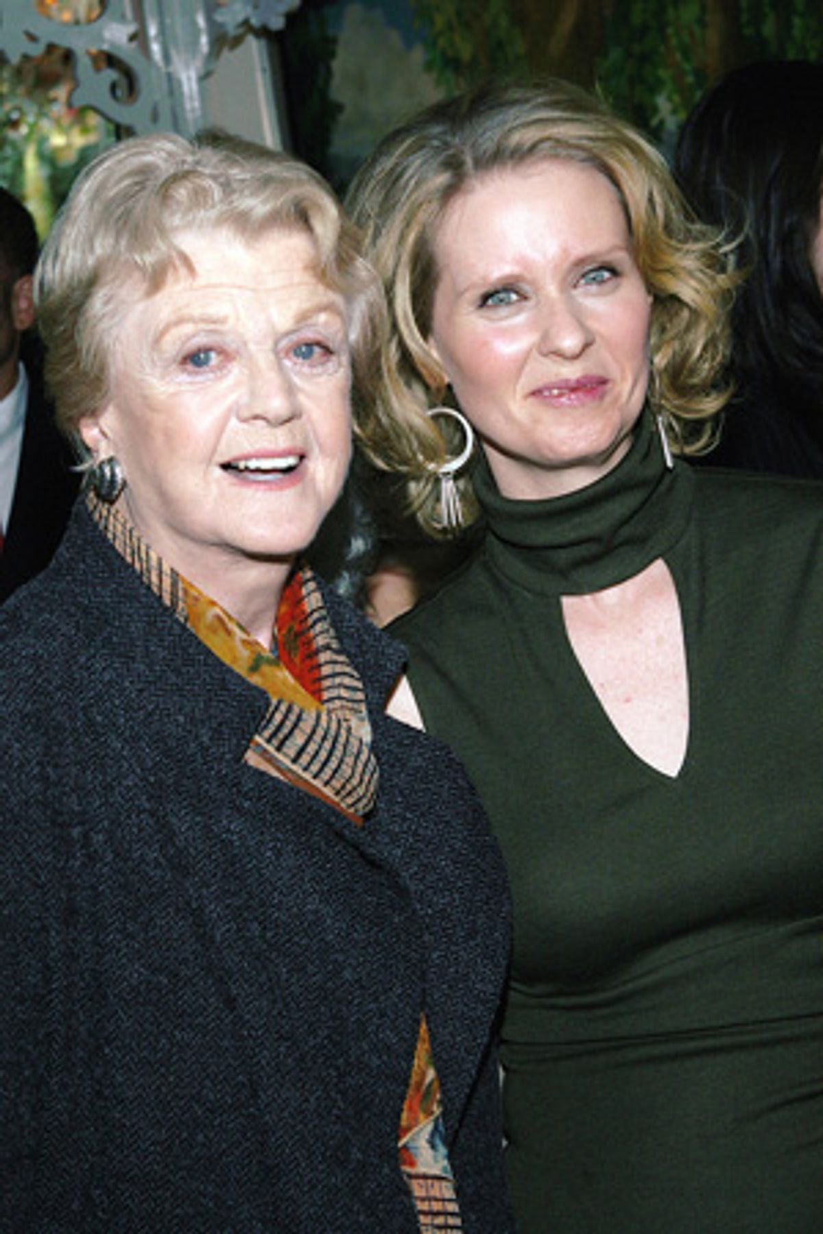 Angela Lansbury and Cynthia Nixon at 