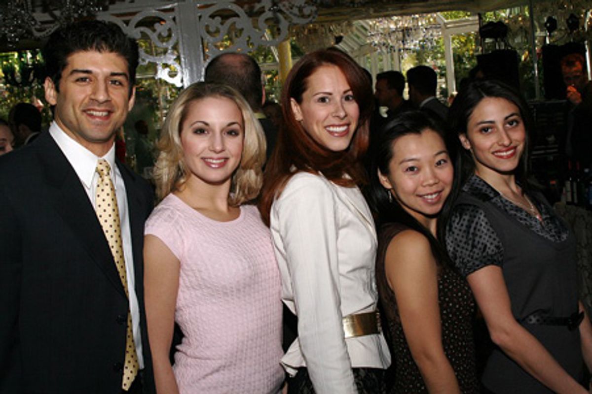 Tony Yazbeck, Jessica Lee Goldyn, Heather Parcells, Yuka Takara and Natalie Cortez at 