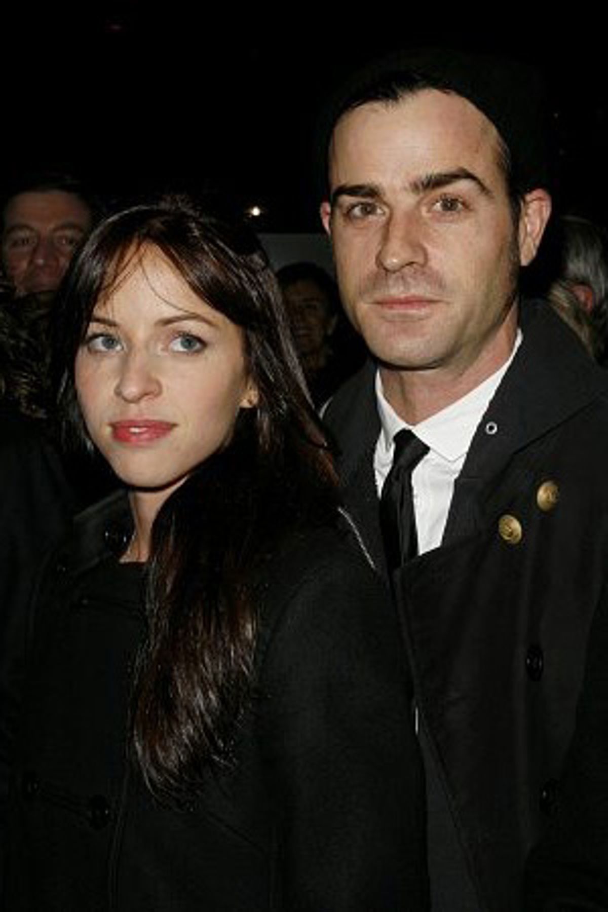 Justin Theroux and guest at 